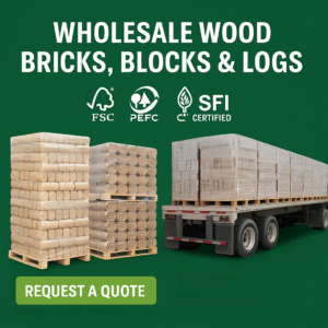 Original North Idaho Energy Logs 4 Wholesale Wood Bricks, Blocks & Logs