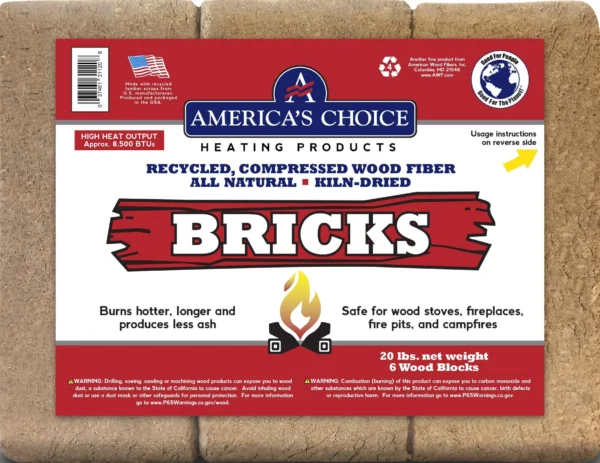 Americas Choice Wood Fuel Bricks