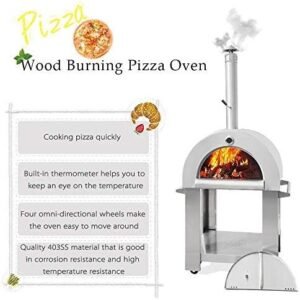 THOR Kitchen Stainless Steel Wood Burning Outdoor Pizza Oven