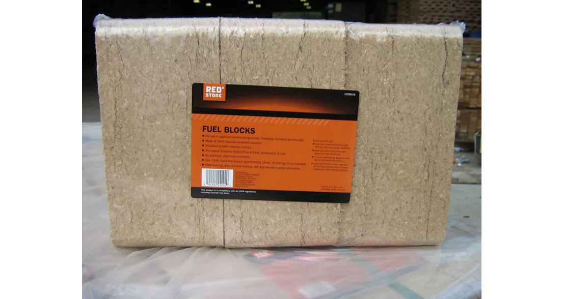 RedStone Hardwood Fuel Blocks – 3-Pack (20 lb) Full Pallet 1 RedStone Hardwood Fuel Blocks