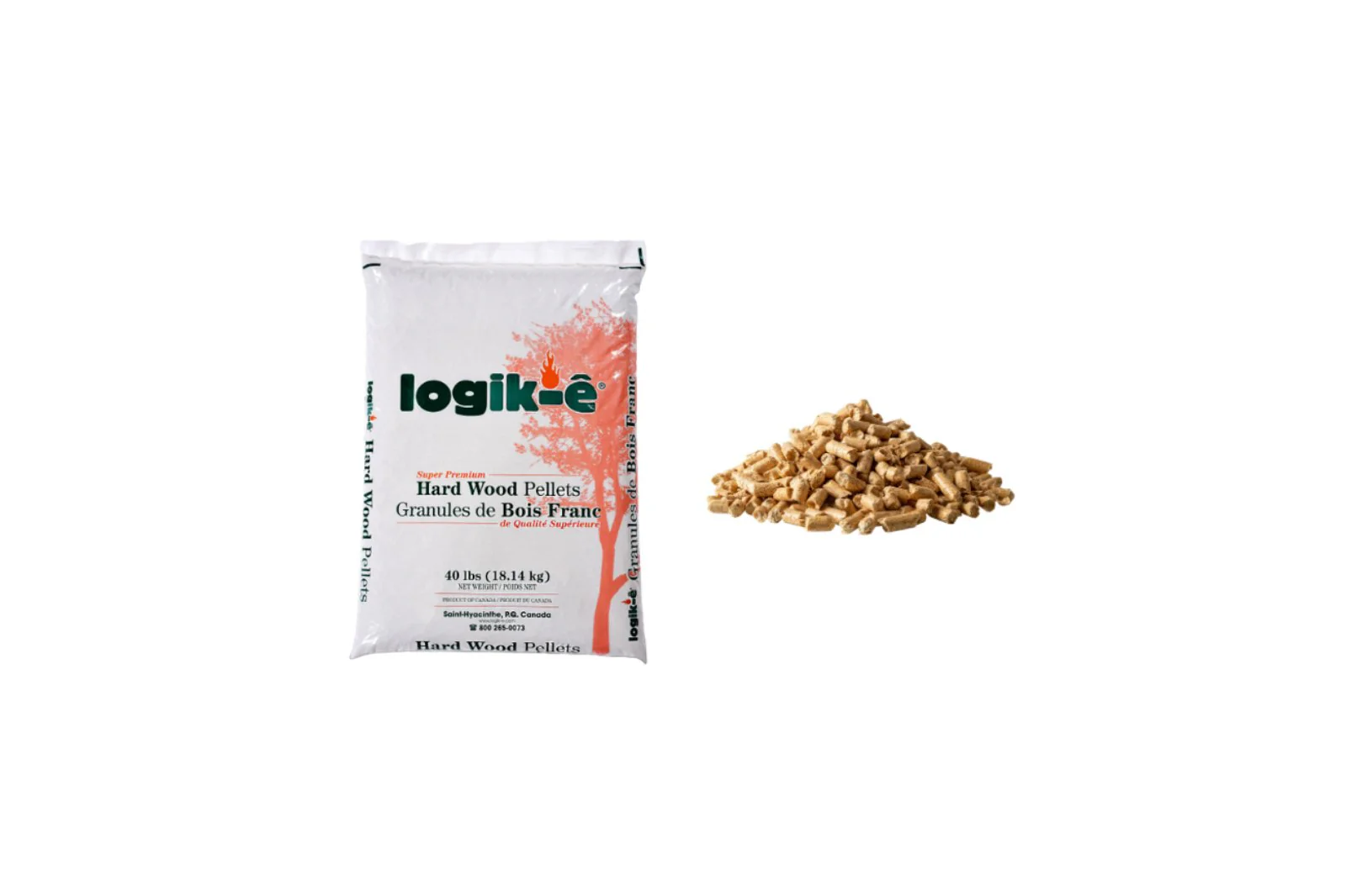 LOGIK-E Super Premium Hardwood Pellets