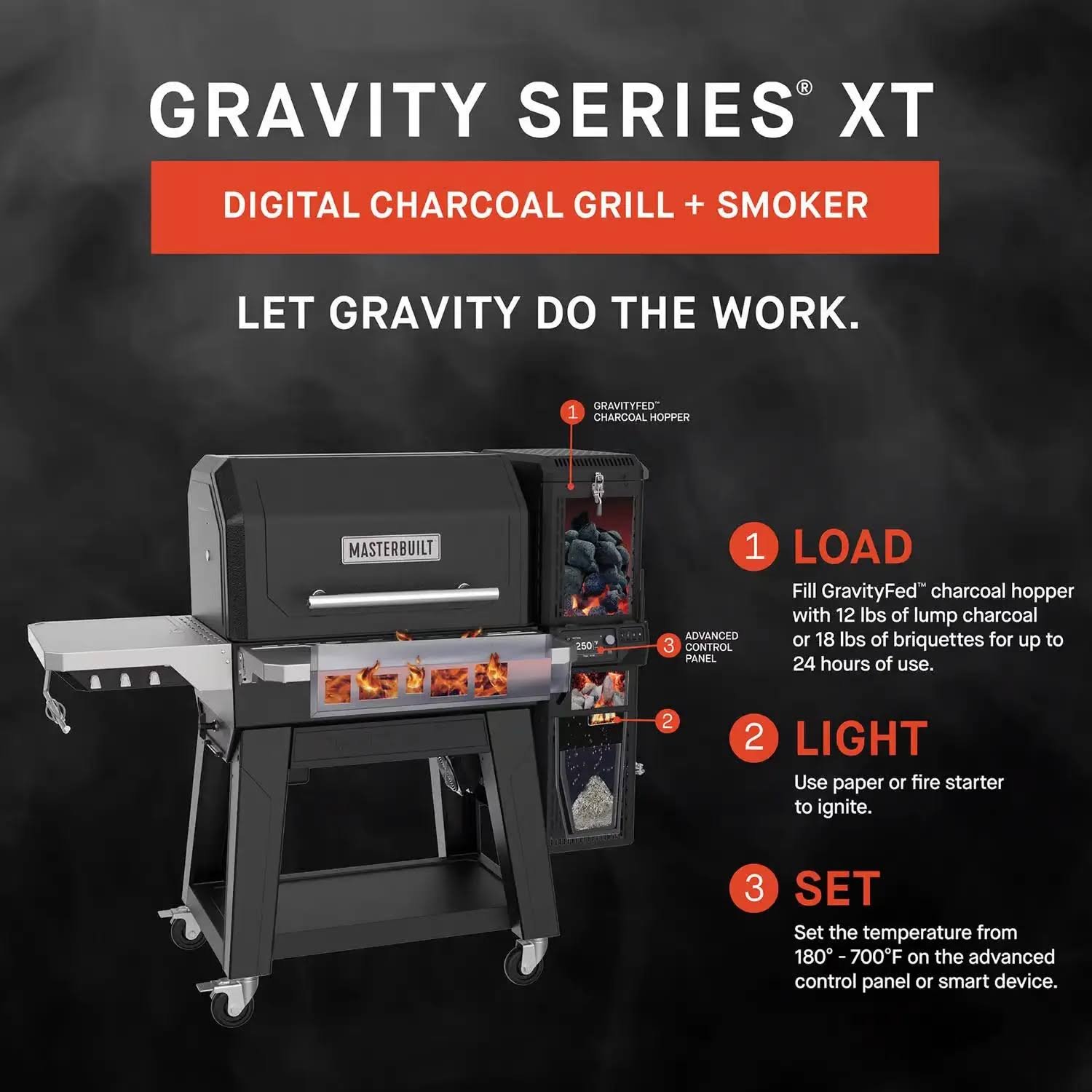 Gravity Series XT Digital Charcoal Grill & Smoker W/ WiFi Control 3 Gravity Series XT Digital Charcoal Grill